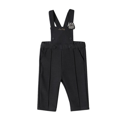 [a.toi baby] cade warm overall charcoal - 마르마르