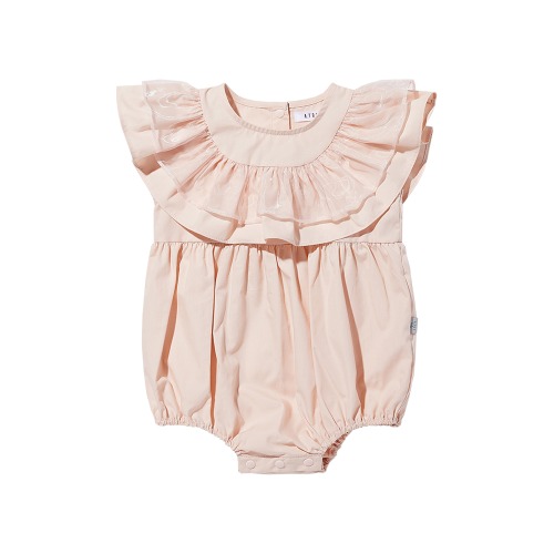 [a.toi baby] ashley frill bodysuit pink - 마르마르