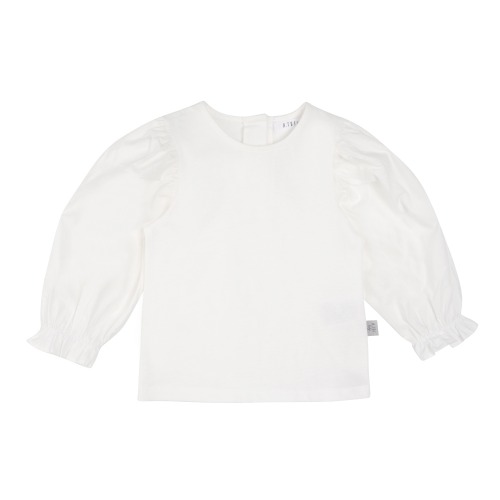[a.toi baby] bea t-shirt white - 마르마르