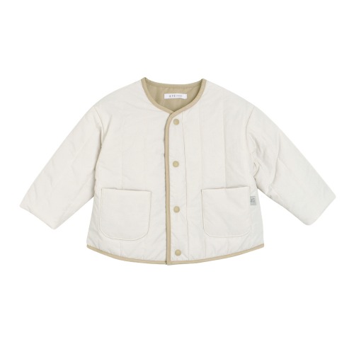 [a.toi baby] selline quilted jacket beige - 마르마르