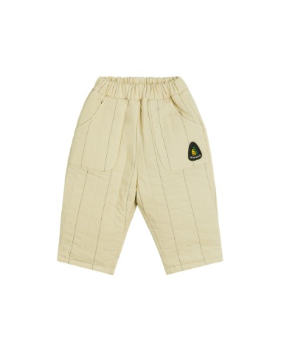 [a.toi baby] Joe Quilted Pants Beige - 마르마르