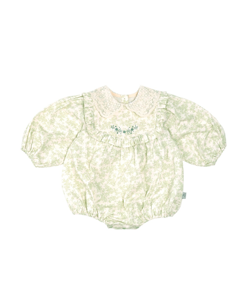 [a.toi baby] Daphne Flower Bodysuit Mint - 마르마르