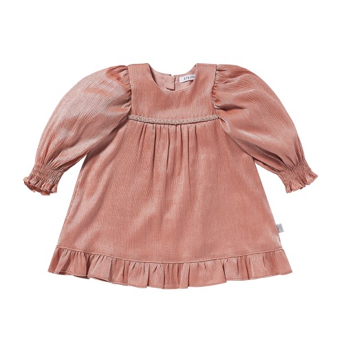 [a.toi baby] andree beads dress pink - 마르마르