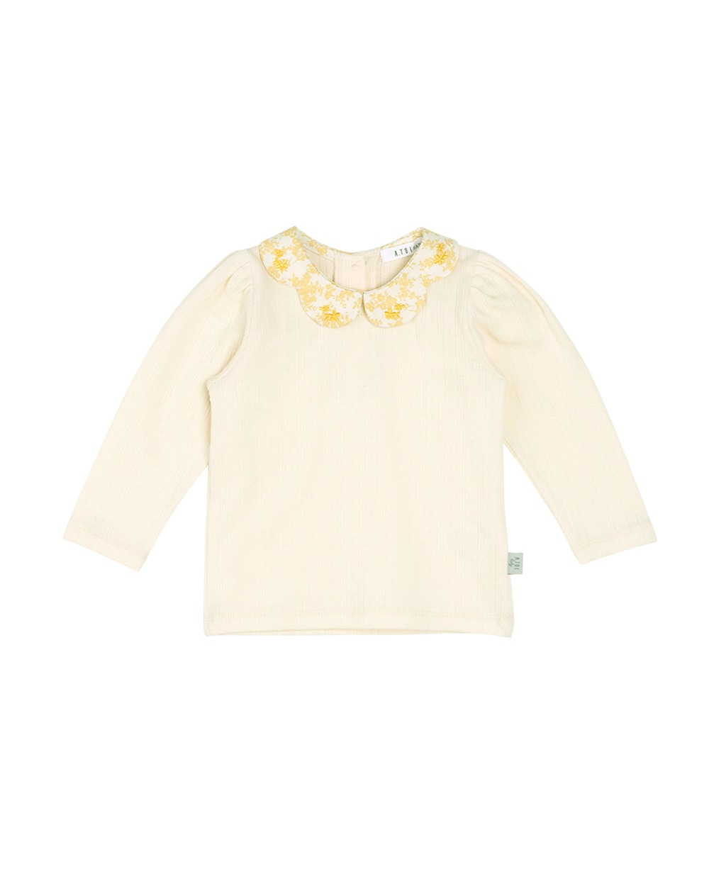 [a.toi baby] Airy Kara T-Shirt Yellow - 마르마르