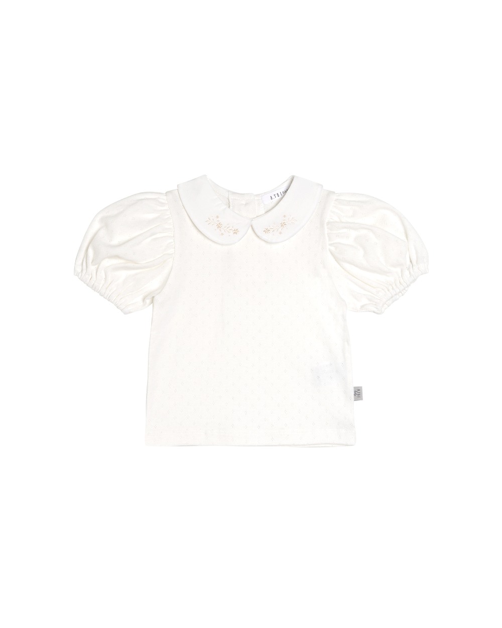 [a.toi baby] Lisa Puff T-Shirt White - 마르마르