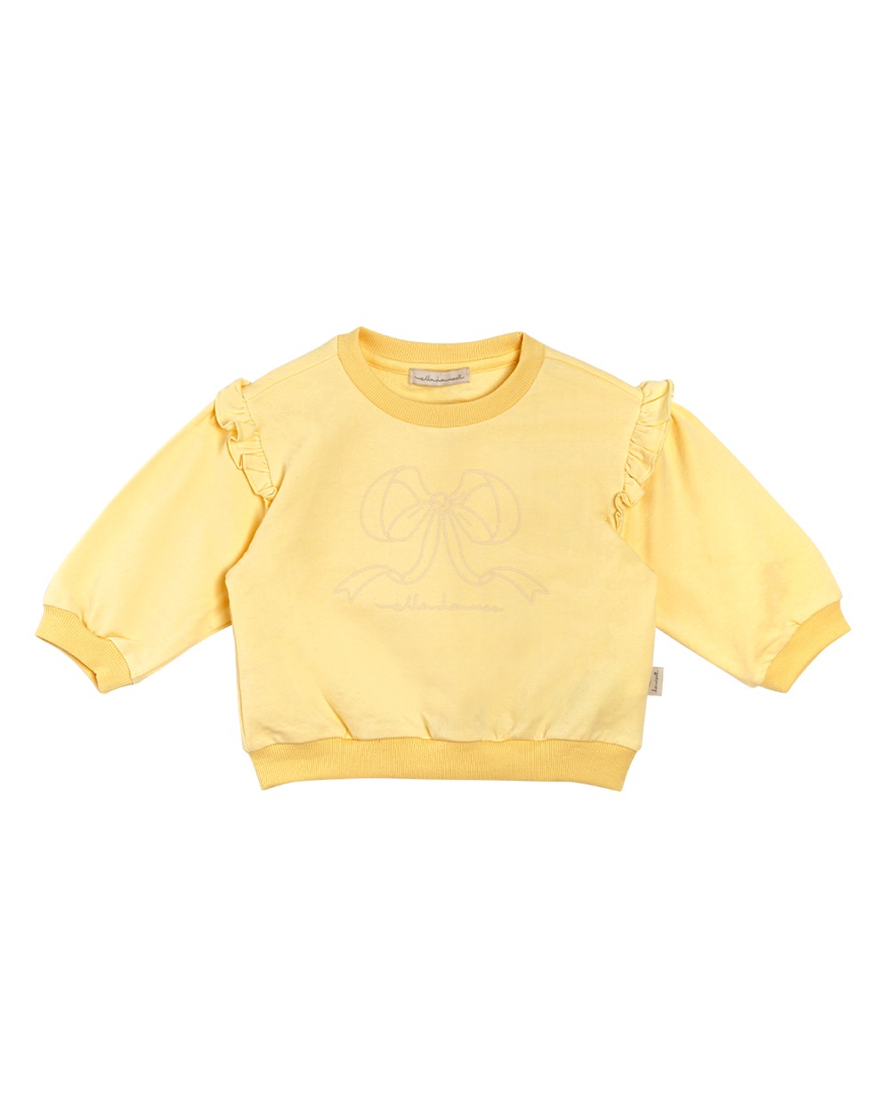 [단독특가] [Ellalouise baby] Rosa Sweat Shirt Baby Light Yellow - 마르마르