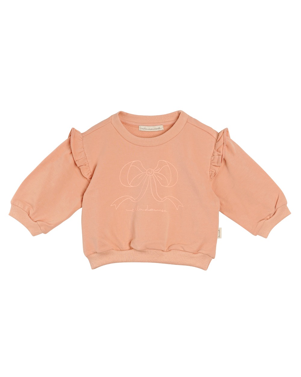 [Ellalouise baby] Rosa Sweat Shirt Baby Coral - 마르마르