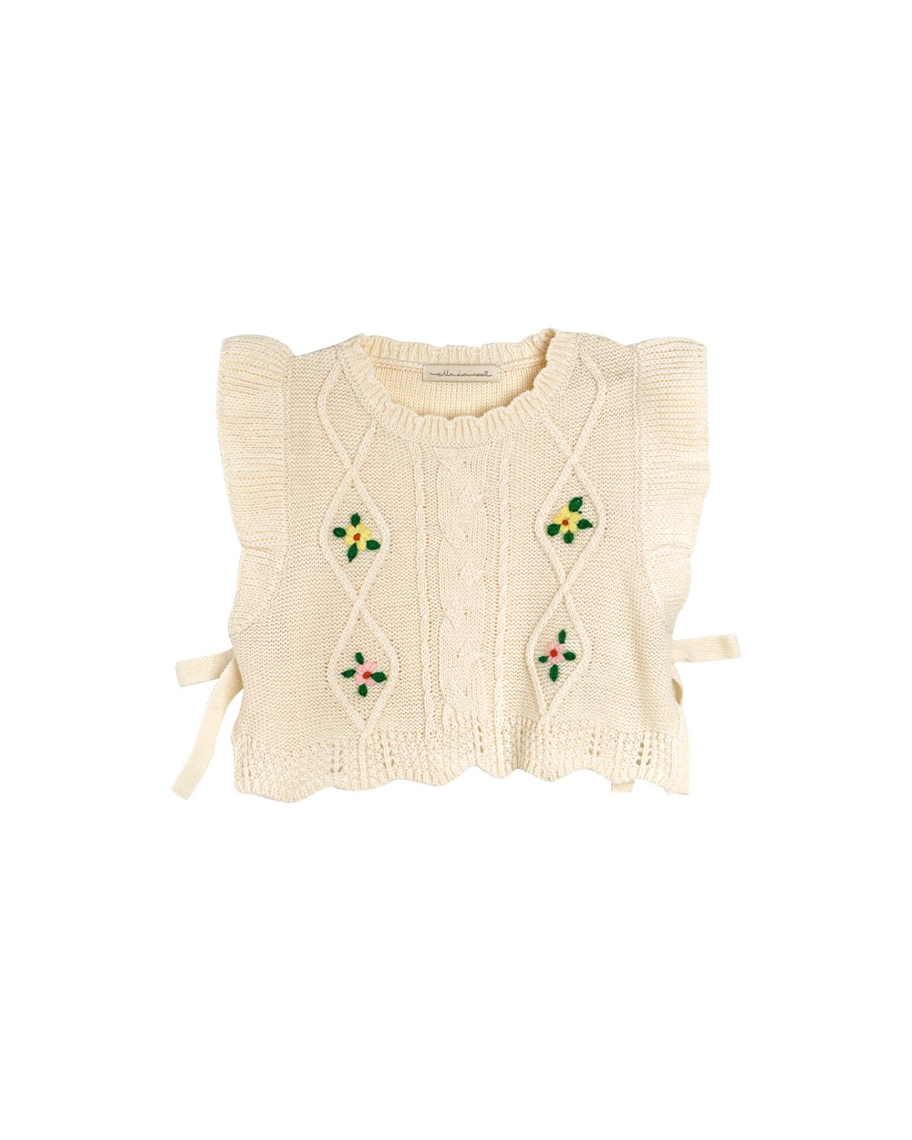 [ellalouise baby] Amelie Knit Vest Baby Cream - 마르마르