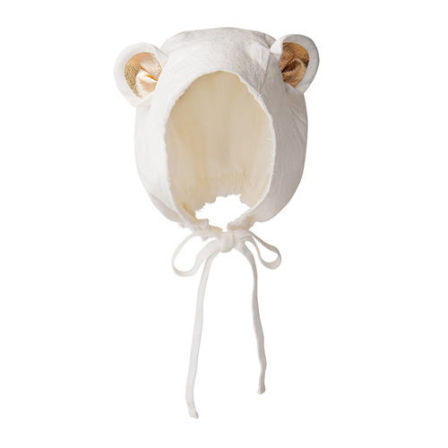 bonnet 3 bear white - 마르마르