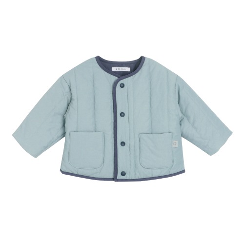 [a.toi baby] selline quilted jacket blue - 마르마르