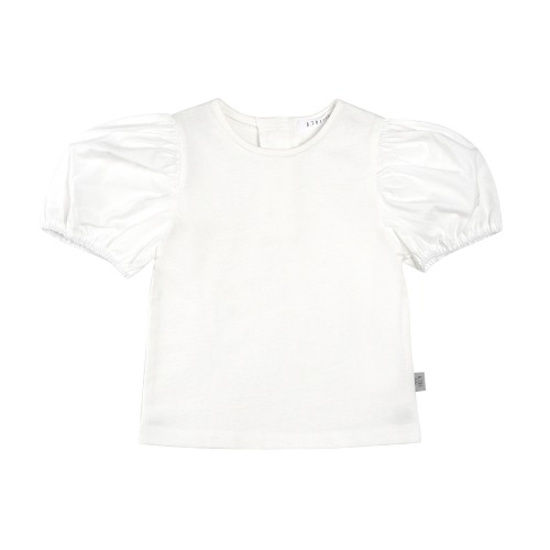 [a.toi baby] BEA short sleeve T-shirt White - 마르마르